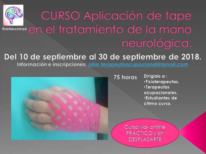 CURSO AplicaciÃ³n de tape en el tratamiento de